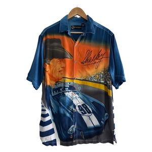 Shelby Cobra Racing Shirt Motorsports Graphic Camp Shirt